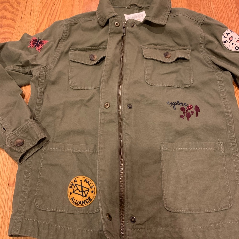 Gymboree patchwork & embroidered Jacket - Picture 2 of 5